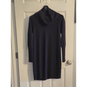 Vince Camuto Women's‎ Black Cowl Neck Knit Sweater Dress Size Small